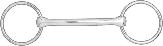 Produktbild von Horze 2-Ring Gebiss aus Edelstahl in Silber für Pferde