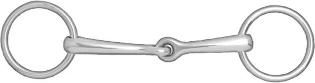Produktbild von Horze 2-Ring Gebiss Chantilly aus Edelstahl in Silber für Pferde