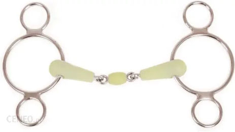 Produktbild von Horze 3-Ring Gebiss aus Edelstahl in Silber