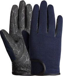 Horze Ava Winterreithandschuhe für Kinder Blau Größe 5 – Bild 1 von 7