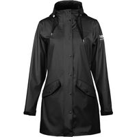 Produktbild von Horze Billie Regenjacke für Damen Schwarz Waterproof mit Kunstleder