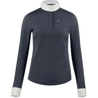Produktbild von Horze Blaire Reit-Poloshirt für Damen in Weiß Blau oder Schwarz Größe 34