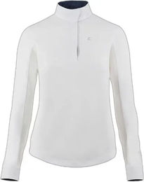 Produktbild von Horze Blaire Reitturnier-Polo Damen Weiß Größe 44