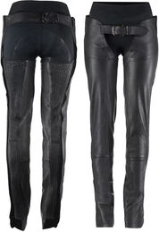 Horze Blake Vollchaps aus Leder Schwarz Größe M Unisex – Bild 1 von 8