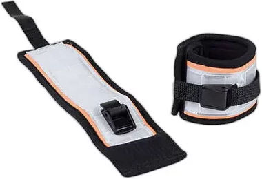 Horze bZeen Reflektierende Gamaschen für Pferde Orange Schwarz – Bild 1 von 3