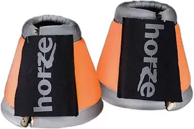 Horze bZeen Reflektierende Hufglocken aus Neopren Orange Größe S - 1 Stk. – Bild 1 von 4