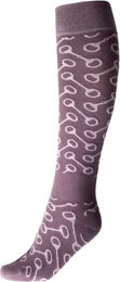 Produktbild von Horze Caro Reitsocken Unisex Schwarz Lila Größe 35/38