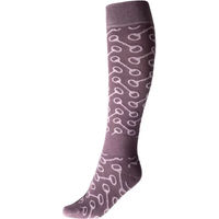 Produktbild von Horze Caro Reitsocken Unisex Schwarz Lila Größe 35/38
