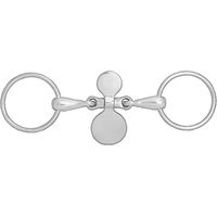 Produktbild von Horze Chantilly 2-Ring Gebiss aus Edelstahl in Silber für Pferde