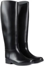 Horze Chester Gummireitstiefel für Damen wasserdicht Schwarz Größe 37.5 EU – Bild 1 von 5