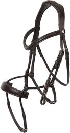 Produktbild von Horze Chio Trense aus Leder für Ponys in Braun oder Schwarz
