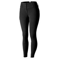 Produktbild von Horze Damen Reithose Daniela High Waist Stretch Vollbesatz mit Silikon Druck Schwarz Größe 36