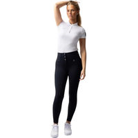 Produktbild von Horze Damen Reithose Leonie mit Full Grip in Blau Grösse 42