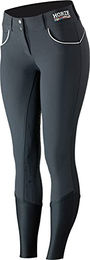 Horze Damen Reithose Nordic Performance Turnier Vollbesatzhose mit Silikon Grip Blau Größe 44 – Bild 1 von 5