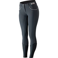 Produktbild von Horze Damen Reithose Nordic Performance Turnier Vollbesatzhose mit Silikon Grip Blau Größe 44