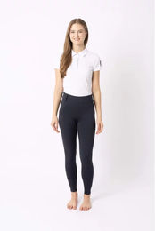 Produktbild von Horze Damen Reitleggings DEA mit Silikon Grip in Blau Größe 42