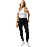 Produktbild von Horze Damen Reitleggings Gillian Reithose mit Silikonvollbesatz und Handytasche Schwarz Größe 34