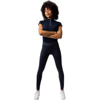 Produktbild von Horze Damen Reitleggings Maia Reithose mit Silikon-Grip in Blau Größe 32