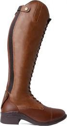 Horze Damen Reitstiefel aus Leder mit Schnürung und Reißverschluss Braun Größe 37 – Bild 1 von 3