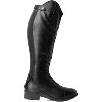 Produktbild von Horze Damen Reitstiefel aus Leder mit Schnürung und Reißverschluss Schwarz Größe 40