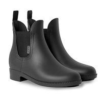 Produktbild von Horze Damen Reitstiefeletten Bonn Paddock- und Stallschuhe aus Gummi wasserdicht Schwarz Größe 41