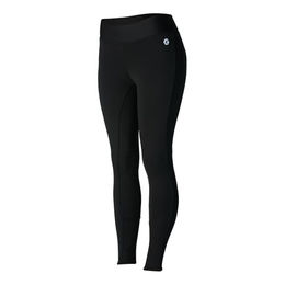 Horze Damen Thermo Reitleggings Active Winter Reithose mit Fleece und Silikon Kniebesatz Schwarz Größe 38 – Bild 1 von 3