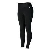 Produktbild von Horze Damen Thermo Reitleggings Active Winter Reithose mit Fleece und Silikon Kniebesatz Schwarz Größe 38