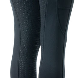 Horze Damen Thermoreitleggings Active Winter Reithose mit Handytasche Blau Größe 42 – Bild 1 von 3