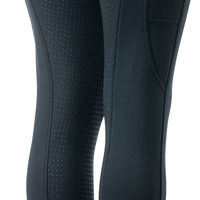 Produktbild von Horze Damen Thermoreitleggings Active Winter Reithose mit Handytasche Blau Größe 42