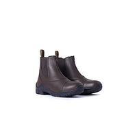 Produktbild von Horze Damen Winter Reitstiefel Idaho aus Kunstleder wasserdicht Braun Größe 36