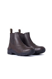 Produktbild von Horze Damen Winter Reitstiefel Idaho aus Kunstleder wasserdicht Braun Größe 41