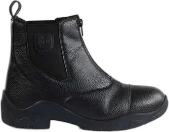 Horze Damen Winter Reitstiefel Idaho aus Kunstleder wasserdicht Schwarz Größe 36 – Bild 1 von 6