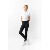 Produktbild von Horze Dea Reithose für Mädchen mit Full Grip in Blau oder Schwarz