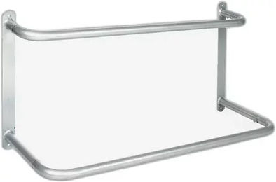 Produktbild von Horze Deckenhalter und Zaumzeughalter 2-stufig aus Metall in Silber