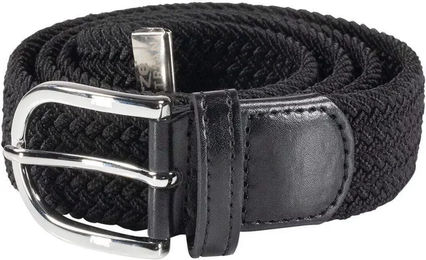 Horze Dehnbarer Gemischter Gürtel Schwarz aus Gummi Unisex – Bild 1 von 1