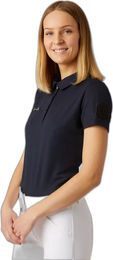 Produktbild von Horze Denise Reit-Poloshirt für Damen in Blau aus Polyester Größe 36