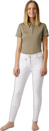 Produktbild von Horze Denise Reit-Poloshirt für Damen in Grün aus Polyester Größe 44