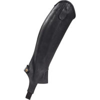 Produktbild von Horze Desta Mini-Reitchaps aus Kunstleder für Damen und Mädchen Schwarz XS