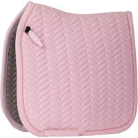 Produktbild von Horze Dressurmatte Velvet Wave für Ponys in Rosa aus Velours