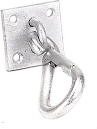 Horze Eimerhalter aus Metall mit Wandplatte in Silber – Bild 1 von 1