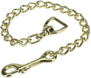 Horze Einzelkette für Longe und Führstrick aus Metall in Gold – Bild 1 von 2