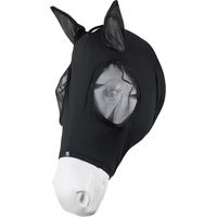 Produktbild von Horze Elastische Fliegenmaske für Pferde in Schwarz aus Polyester