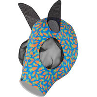 Produktbild von Horze Elastische Fliegenmaske für Ponys in Orange Bunt