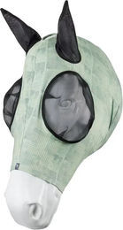 Horze Elastische Fliegenmaske New Extremes Dot für Ponys in Grün – Bild 1 von 2