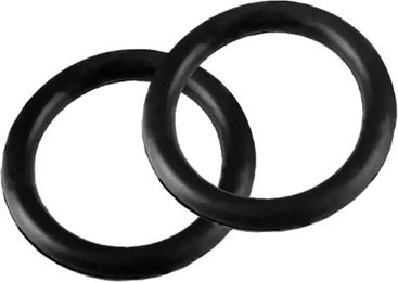 Produktbild von Horze Elastischer Ring für Sicherheitssteigbügel aus Gummi Schwarz 2er Pack