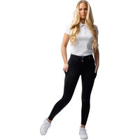 Produktbild von Horze Evelyn Reitleggings Damen mit Vollbesatz Silikon-Grip Blau Größe 34