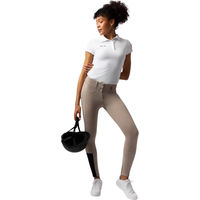 Produktbild von Horze Evelyn Reitleggings Damen mit Vollbesatz und Silikon-Grip Braun Größe 42