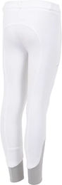 Produktbild von Horze Felicia Reithose Full Grip für Mädchen aus Baumwolle in Weiß