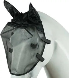 Horze Fliegenmaske für Pferde aus Polyester Schwarz Größe M - 1 Stk. – Bild 1 von 6