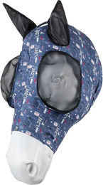 Horze Fliegenmaske für Ponys in Blau – Bild 1 von 2